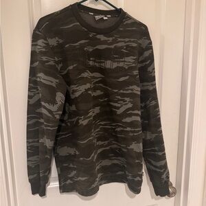 Puma Olive Green Camouflage Sweatshirt